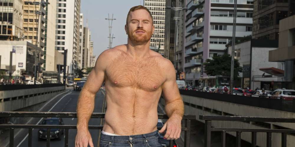Ginger Hottie Seth Fornea Poses Naked On Streets Of La For Loverboy