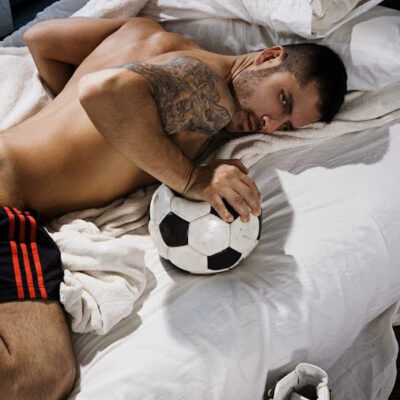 Look At Those Ball Skills Drool Over Footie Themed Nude Shoot