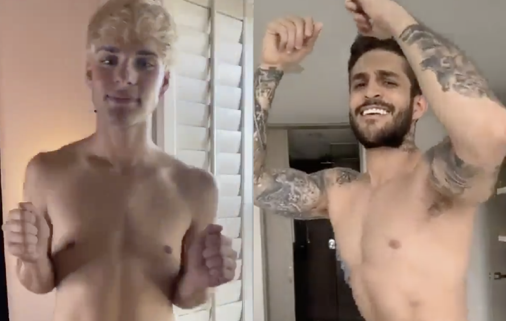 Watch Cute Naked Guys Take Part in TikTok Challenges [NSFW] - Cocktails &  Cocktalk