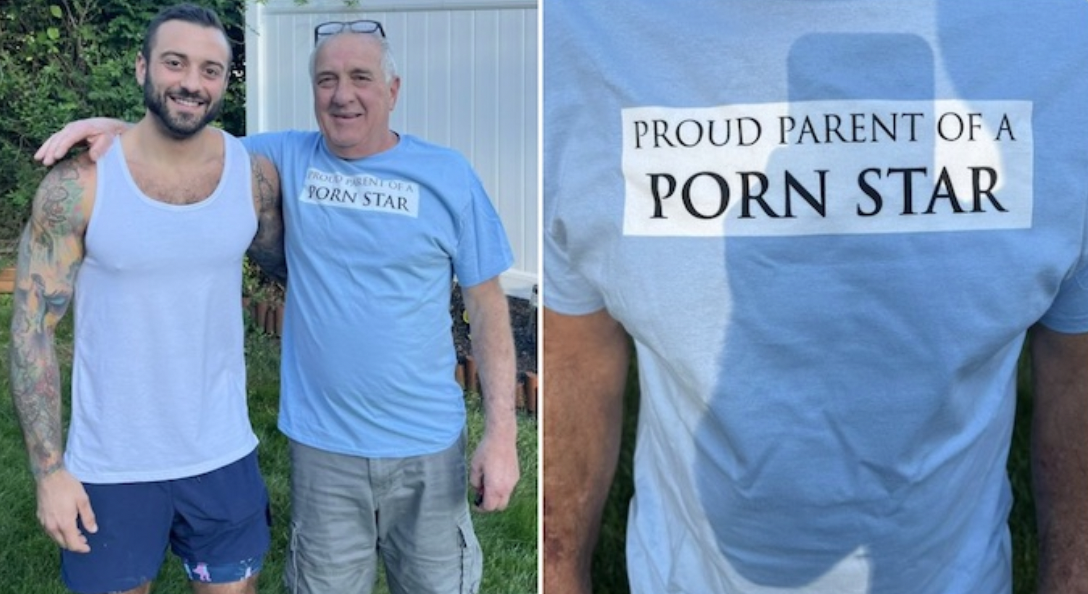 1088px x 594px - Porn star's dad demonstrates pride for his career choice - Cocktails &  Cocktalk