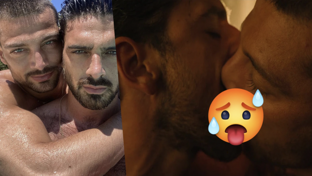 Michele Morrone s steamy gay kiss and full bush Cocktails Cocktalk