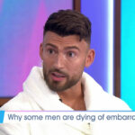 Jake Quickenden gets his balls checked live on TV