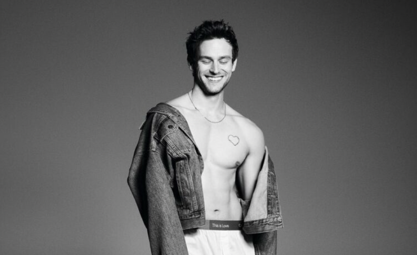 Brandon Flynn grabs his bulge for new Calvin Klein campaign