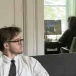 This guy pleasures himself with his oblivious flatmate in the next room