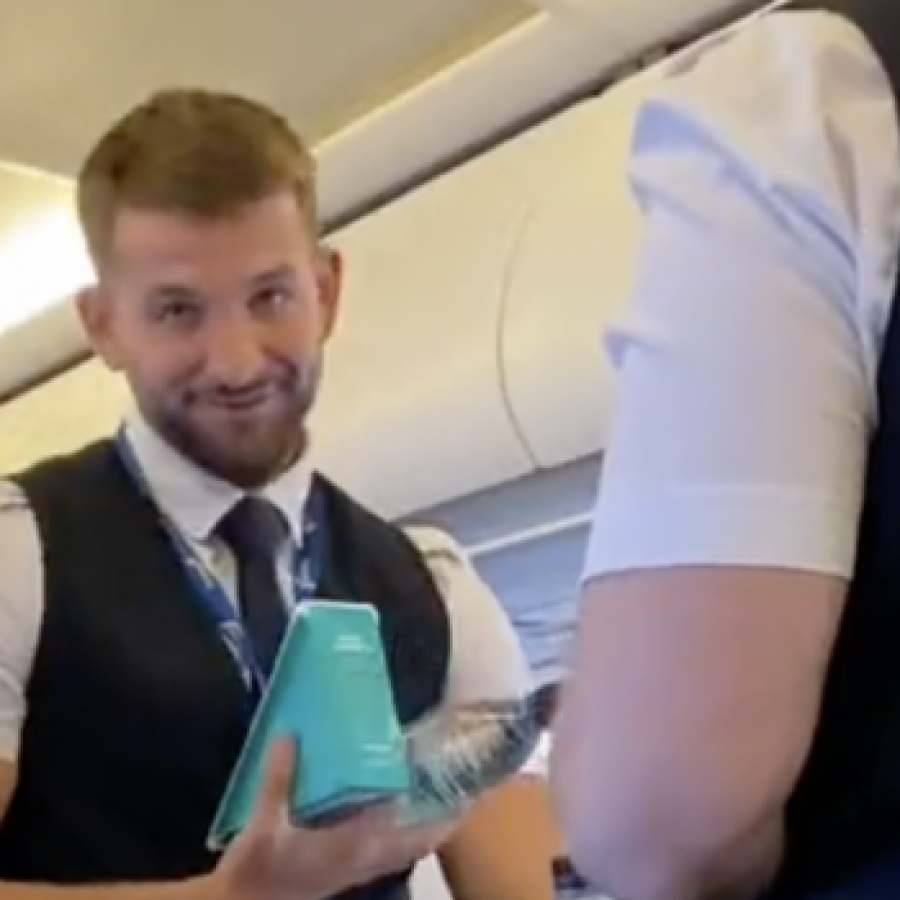 Handsome air stewards go viral for cheeky flirting - Cocktails & Cocktalk